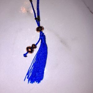 BLUE TASSEL BRACELET